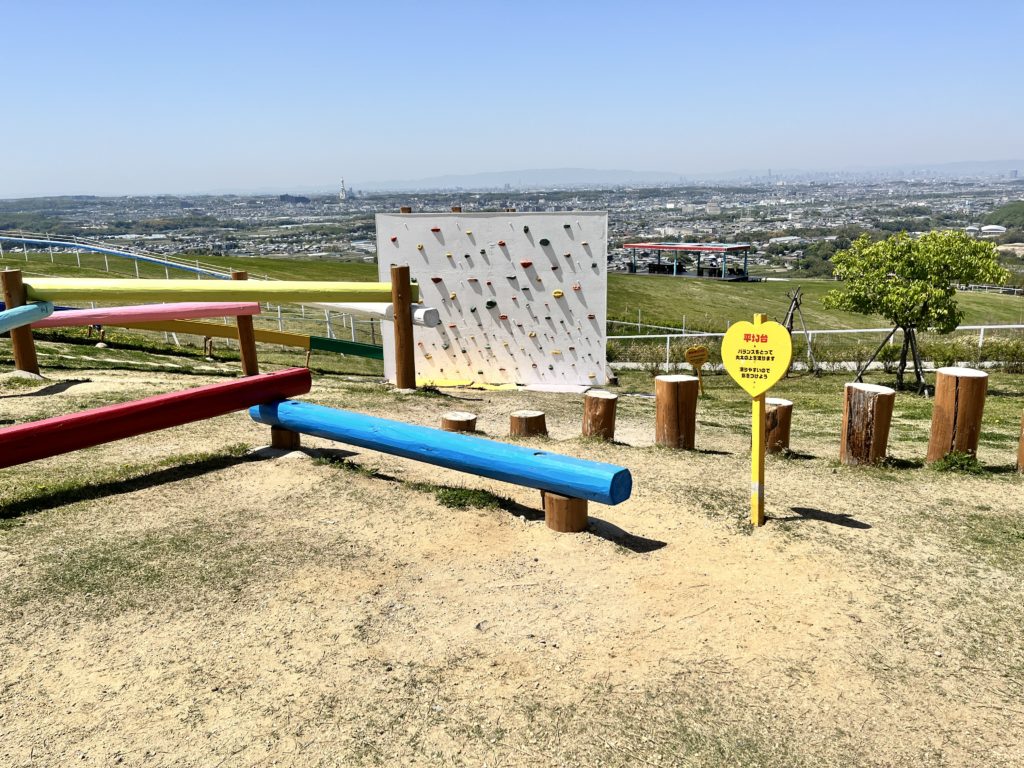 ワールド牧場のアスレチック