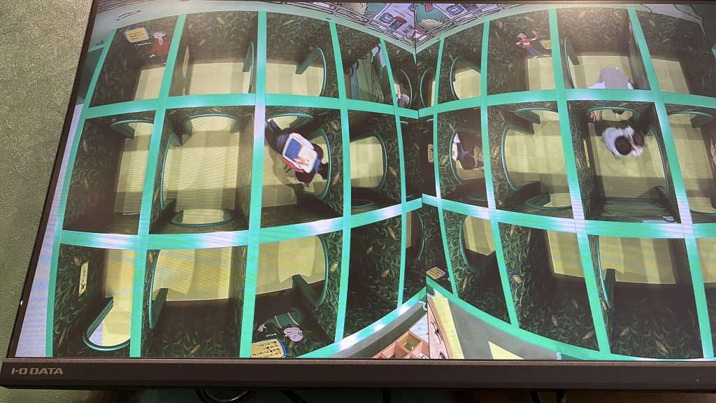 おさるのジョージわくわくアドベンチャー奈良橿原店のレンキンス農場のあっちこっち迷路