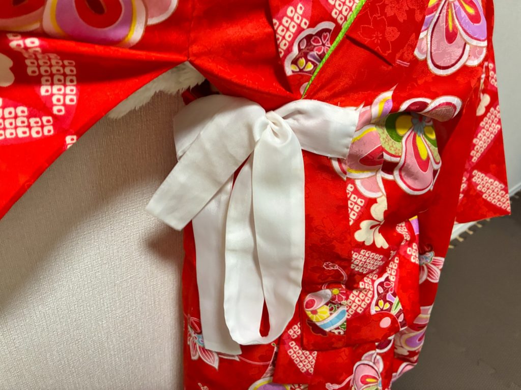 着物レンタルを着付け