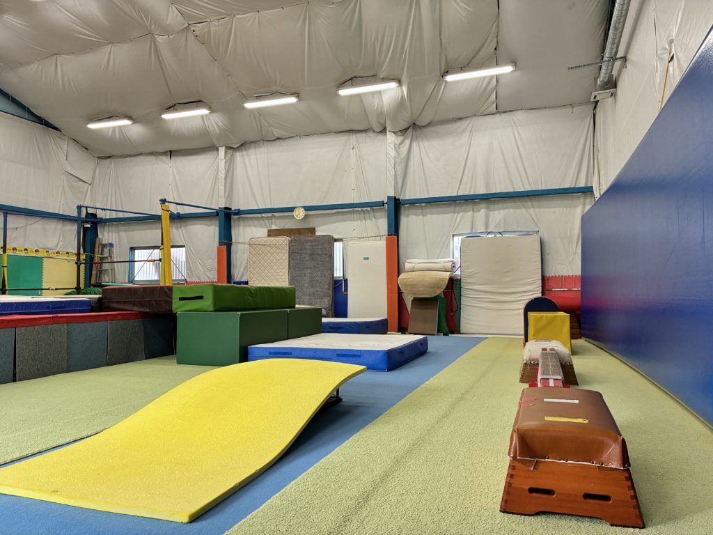 ライブ体操クラブ橿原校の館内