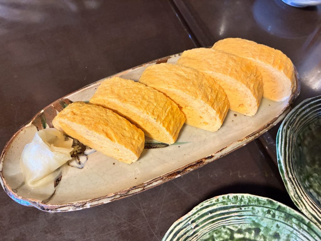 うな菊のだし巻き卵