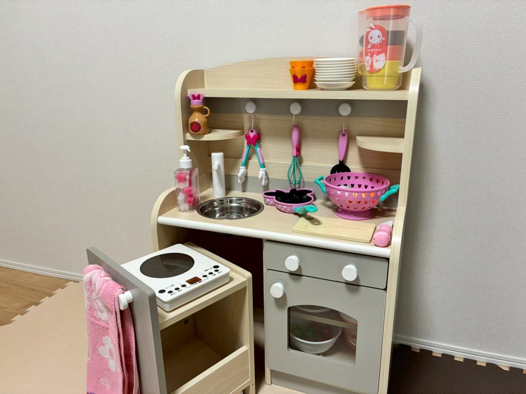 おままごとキッチン飾り付け